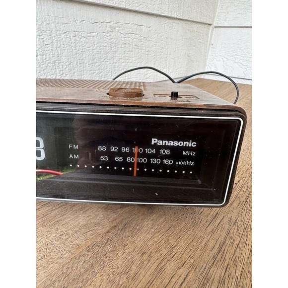 Panasonic Portable Audio & Video Vintage Panasonic Flip Clock Radio Rc630 Am Fm Alarm